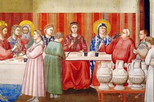 Particolare delle Nozze di Cana di Giotto